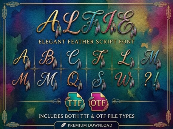 Alfie: The Premium Script Font for Ethereal Editorial Design