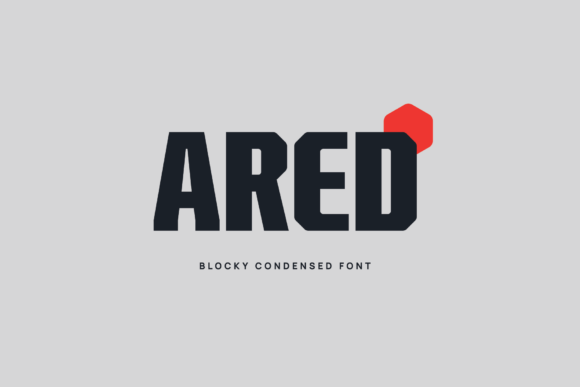Ared: The Bold Display Font for High-Impact Craft Projects