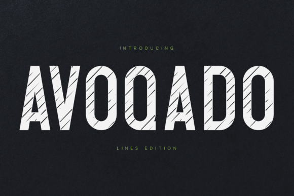 Avoqado Striped: The Bold Typeface That Transforms Small Business Branding