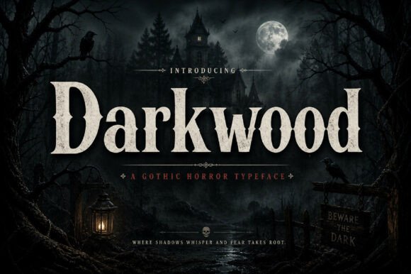 Darkwood: The Bold Vintage Typeface for Strong Brand Identity