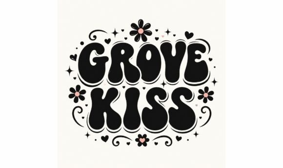 Discover the Bold Charm of Grovy Kiss Display Font