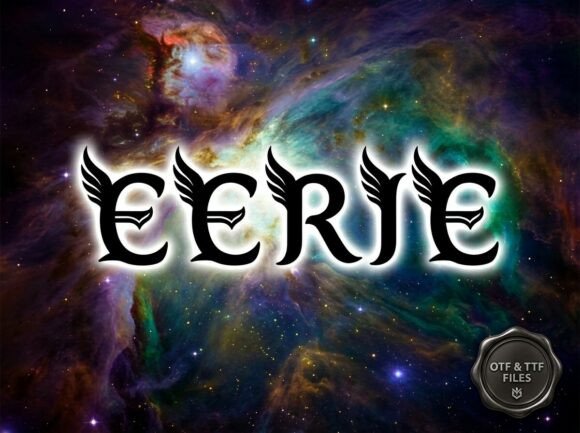 Eerie: The Gothic Typeface for Dramatic Digital Branding