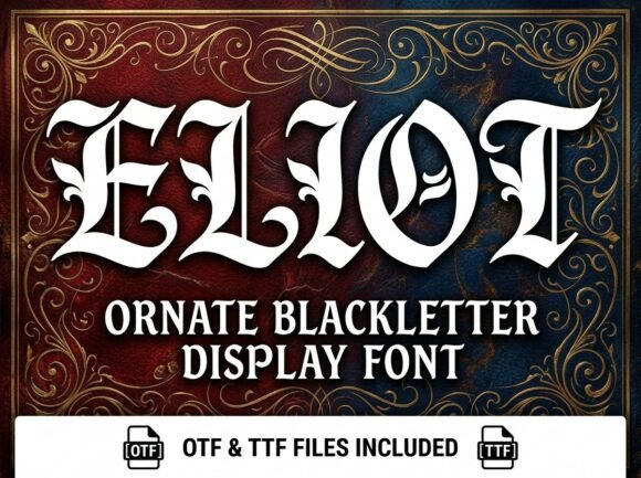 Eliot: A Stunning Display Font for Bold Branding Projects