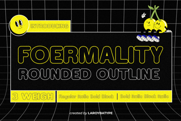 Foermality Rounded Outline for Bold Campaign Headlines