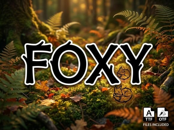 Foxy: The Stunning Display Font for Memorable Brand Visuals
