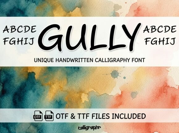Gully: A Stunning Display Font for Bold Branding