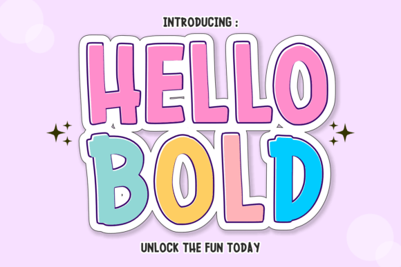 Hello Bold: The Fun Display Font That Elevates Your Brand Identity