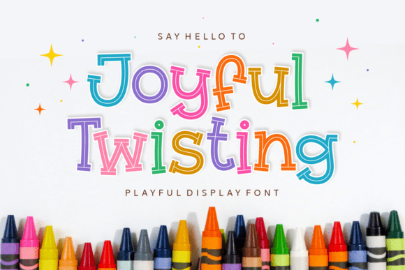 Joyful Twisting: The Creative Font for Hand-Crafted Campaigns