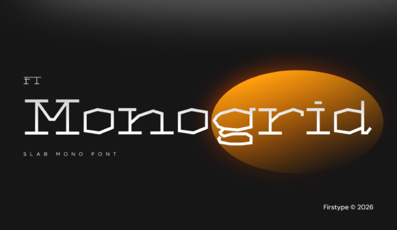 Monogrid: A Modern Display Typeface for Editorial Design