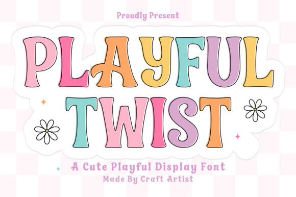 Playful Twist: The Bold Font for Fun Brand Identity