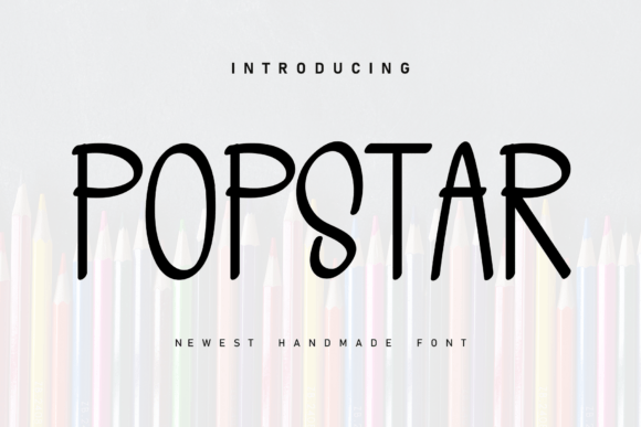 Popstar: The Marker-Style Display Font for Bold Branding
