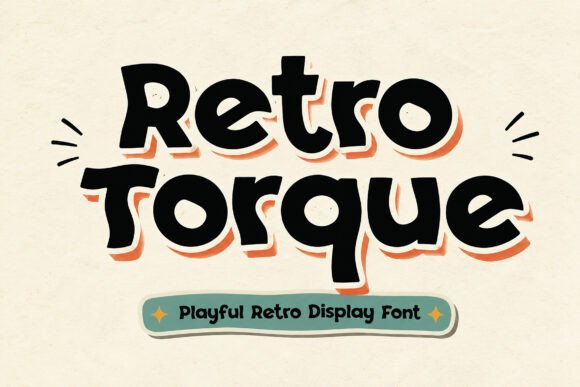 Retro Torque: A Bold Display Font for Editorial Design