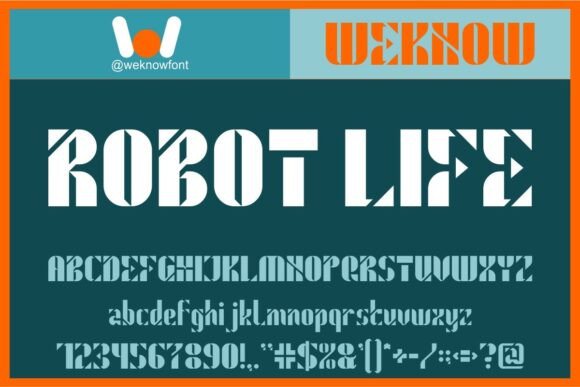 Robot Life: The Vintage Display Font for Bold Branding