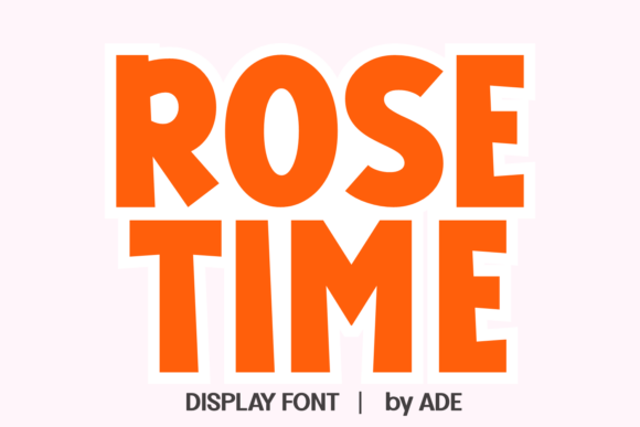 Rose Time: The Playful Display Font for Festive Branding