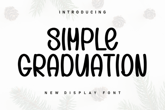 Simple Graduation: A Cozy Handwritten Font for Creative Makers