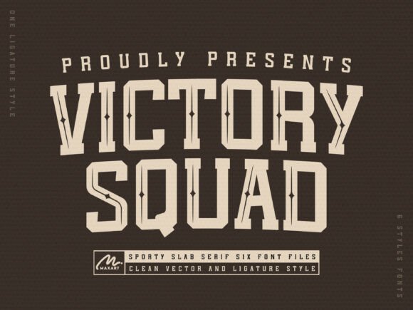 Victory Squad: The Bold Sporty Typeface for Powerful Branding