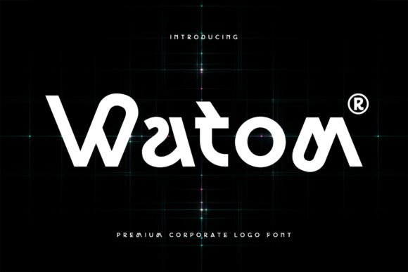 Watom: The Premium Corporate Logo Font for Modern Campaigns