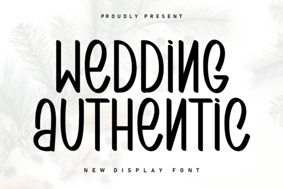Wedding Authentic: A Sporty Handwritten Display Font for Modern Brands