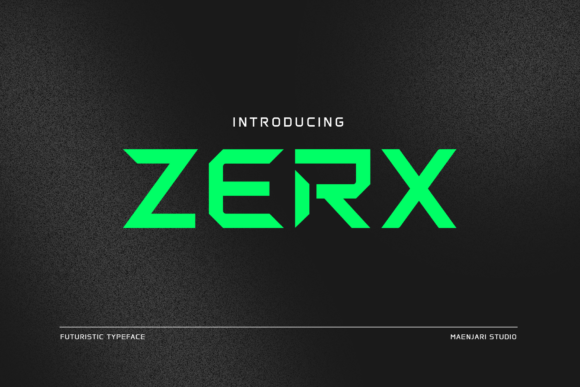 Zerx: The Groundbreaking Display Font for Avant-Garde Design